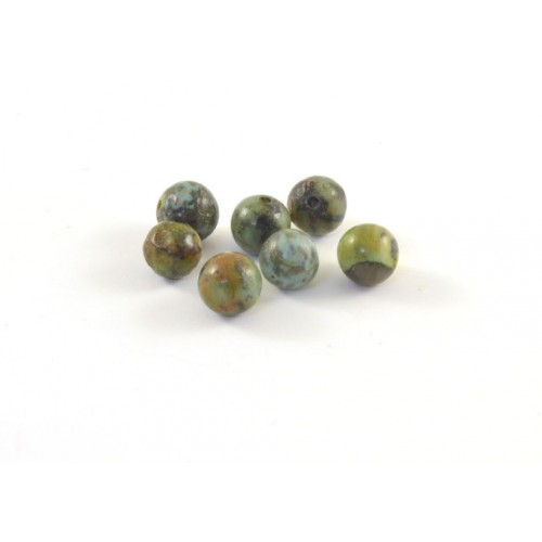 ROUND BEAD 6MM AFRICAN TURQUOISE